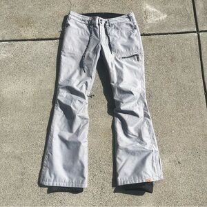 ROXY WOMEN'S RISING HIGH SNOW PANT Waterproof Ski Snowboard Grey sz S